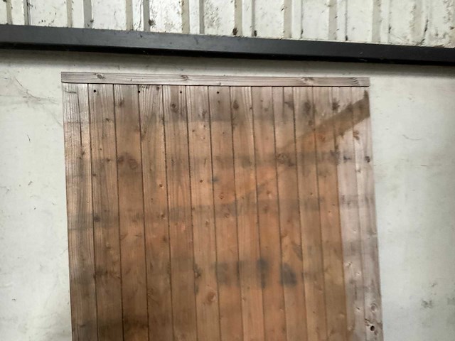 Houten tuindeur - 120x207 cm - afbeelding 6 van  10