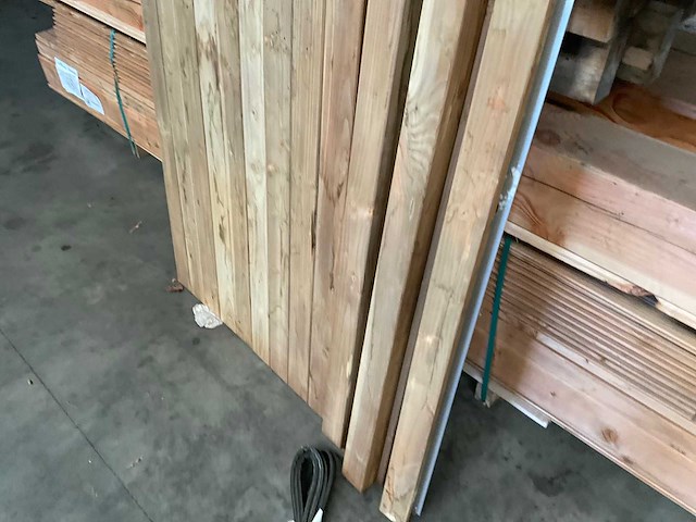 Houten tuindeur met kozijn - 200x76 cm - afbeelding 2 van  15