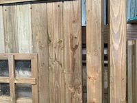 Houten tuindeur met kozijn - 200x76 cm - afbeelding 12 van  15