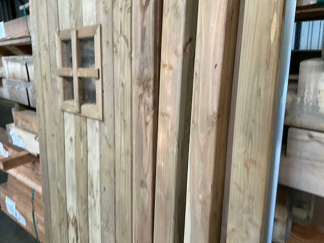 Houten tuindeur met kozijn - 200x76 cm - afbeelding 14 van  15