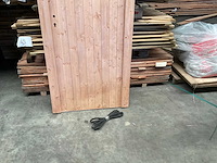 Houten tuindeur met kozijn - 201x90 cm - afbeelding 2 van  9