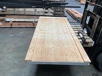 Houten tuindeur met kozijn - 209x119 cm - afbeelding 1 van  10
