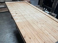 Houten tuindeur met kozijn - 209x119 cm - afbeelding 3 van  10