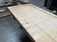 Houten tuindeur met kozijn - 209x119 cm - afbeelding 4 van  10