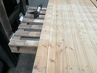 Houten tuindeur met kozijn - 209x119 cm - afbeelding 9 van  10