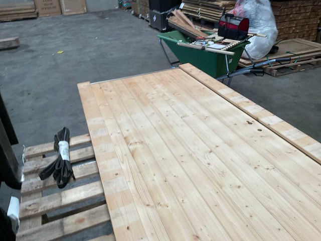 Houten tuindeur met kozijn - 209x119 cm - afbeelding 10 van  10