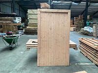 Houten tuindeur met kozijn - 209x119 cm - afbeelding 1 van  7