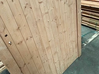 Houten tuindeur met kozijn - 209x119 cm - afbeelding 7 van  7