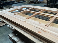 Houten tuindeur met kozijn beglaasd - 201x90 cm - afbeelding 6 van  11