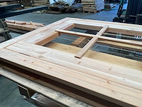 Houten tuindeur met kozijn beglaasd - 201x90 cm - afbeelding 7 van  11