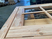 Houten tuindeur met kozijn beglaasd - 201x90 cm - afbeelding 8 van  11