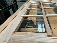 Houten tuindeur met kozijn beglaasd - 201x90 cm - afbeelding 11 van  11