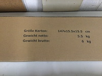 Houten tuinparasol 2,7 meter, pure home & garden, bois, taupe - afbeelding 4 van  7
