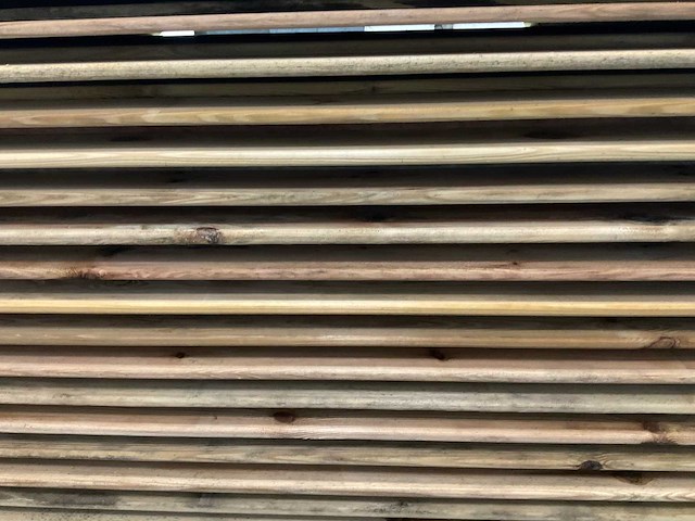 Houten tuinscherm geïmpregneerd 180x180 cm (25x) - afbeelding 2 van  5