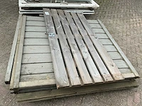 Houten tuinschutting - afbeelding 3 van  3