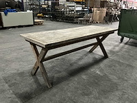 Houten tuintafel - afbeelding 4 van  6