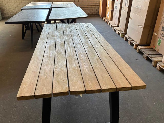 Houten tuintafel - afbeelding 3 van  12