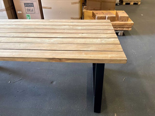 Houten tuintafel - afbeelding 9 van  12