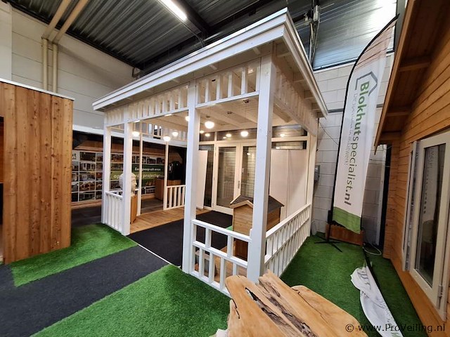 Houten veranda - 425x300x302 cm - afbeelding 2 van  4