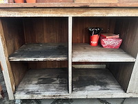 Houten verrijdbaar servicemeubel - afbeelding 5 van  6