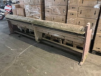 Houten vintage bank - afbeelding 1 van  1