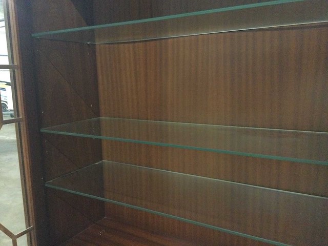 Houten vitrinekast - afbeelding 2 van  4