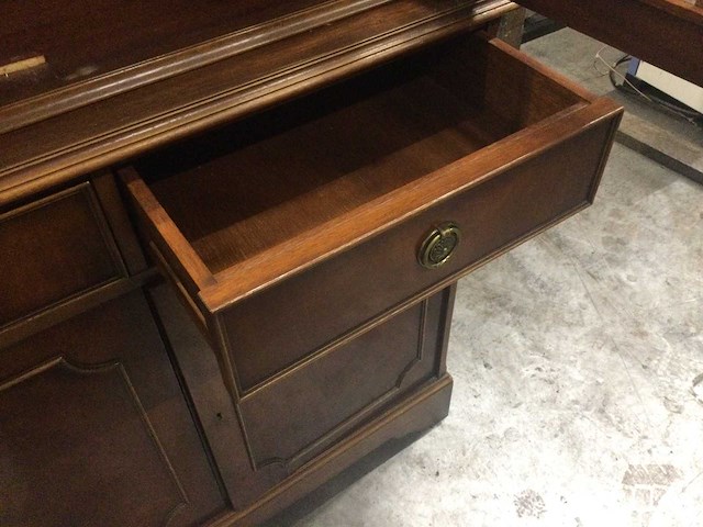 Houten vitrinekast - afbeelding 3 van  4