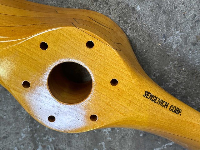 Houten vliegtuigpropeller ongebruikt - afbeelding 3 van  5