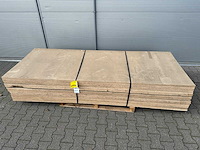 Houten vlonder - dicht 2700x1050mm (16x) - afbeelding 1 van  1