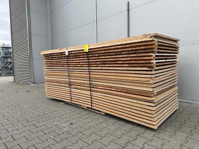 Houten vlonder - dicht 2700x1050mm (28x) - afbeelding 2 van  2