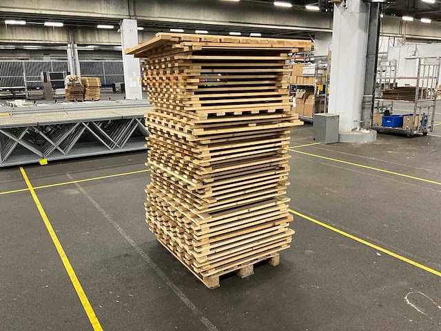 Houten vlonders - magazijnstelling - 110x97 cm (41x) - afbeelding 4 van  6