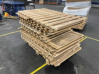 Houten vlonders - magazijnstelling - 168x100 cm (12x) - 140x100 (5x) - afbeelding 2 van  3