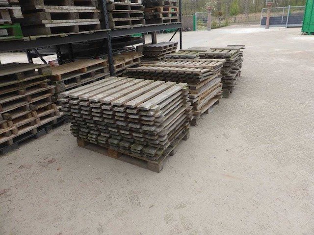Houten vlonders voor palletstelling - afbeelding 2 van  2