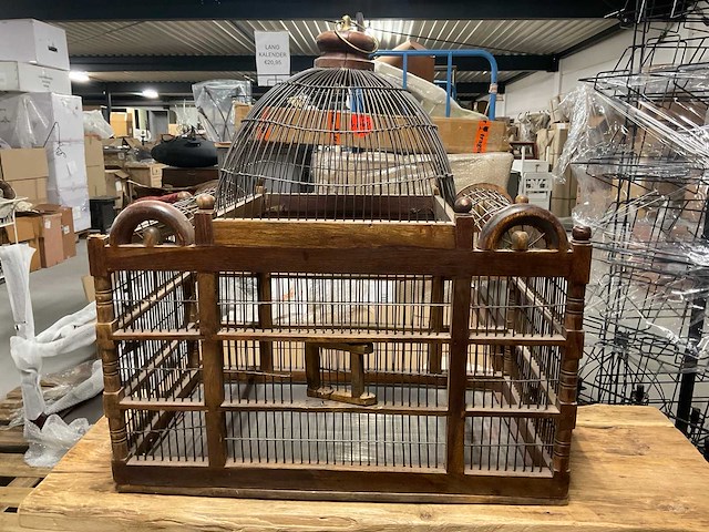 Houten vogelkooi - afbeelding 11 van  14