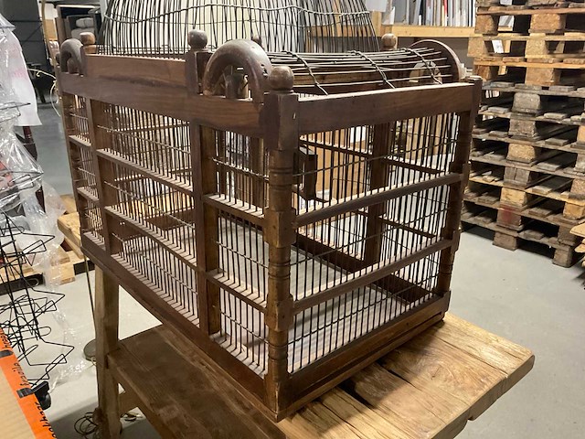 Houten vogelkooi - afbeelding 14 van  14