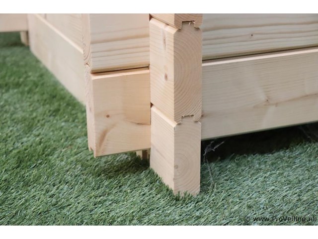 Houten wand - 120x120x227cm - afbeelding 3 van  3