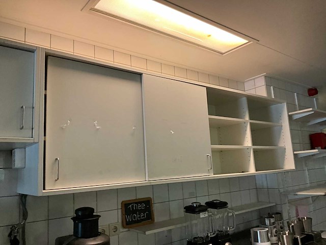 Houten wandkast (3x) - afbeelding 4 van  9