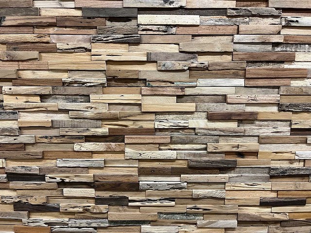 Houten wandpaneel jacks (15x) - afbeelding 1 van  3