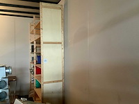 Houten wandstelling - afbeelding 1 van  2