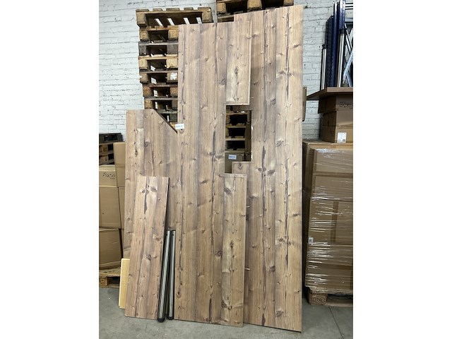 Houten wandtafel/bar - afbeelding 1 van  6