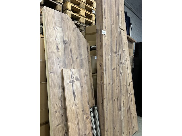 Houten wandtafel/bar - afbeelding 6 van  6