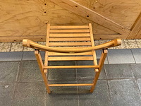 Houten werkbank | verrijdbaar | met 6 klapstoelen - afbeelding 3 van  12