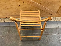 Houten werkbank | verrijdbaar | met 7 klapstoelen - afbeelding 4 van  13