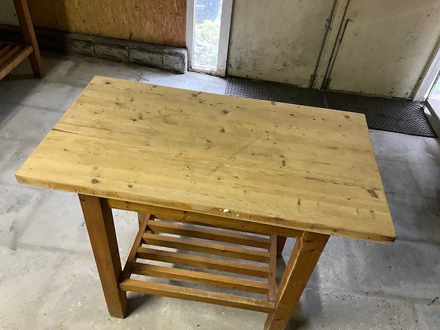 Houten werkbank - afbeelding 2 van  3