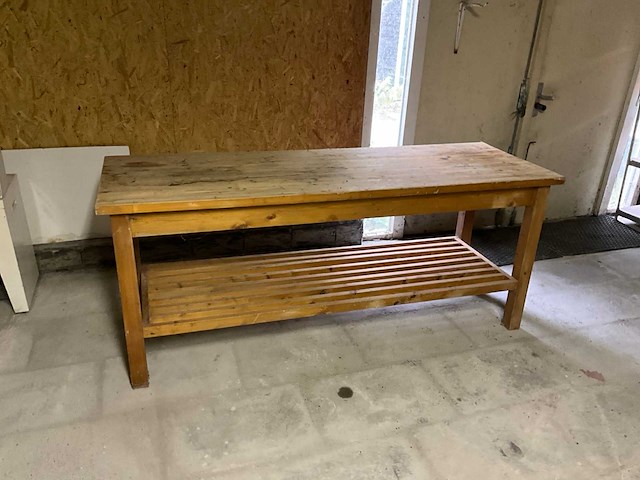 Houten werkbank - afbeelding 2 van  5