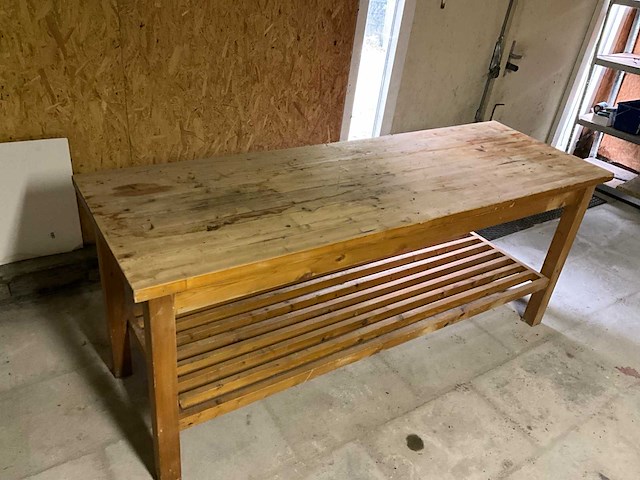 Houten werkbank - afbeelding 3 van  5