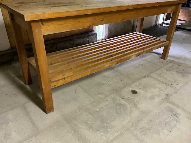 Houten werkbank - afbeelding 4 van  5