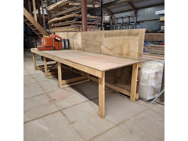 Houten werkbank - afbeelding 2 van  5
