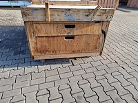 Houten werktafel - afbeelding 2 van  3