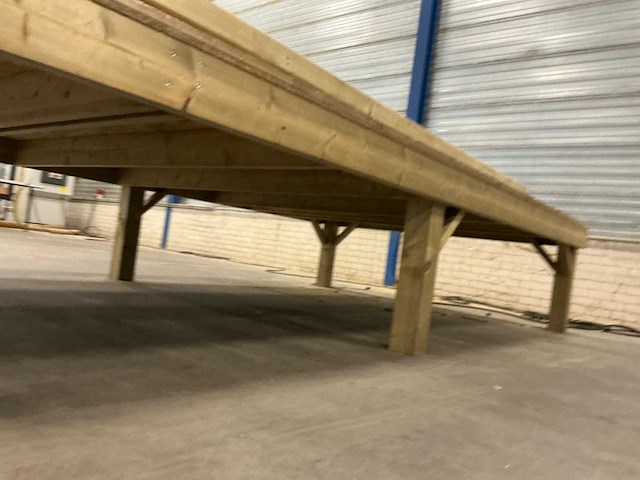 Houten werktafel - afbeelding 5 van  5